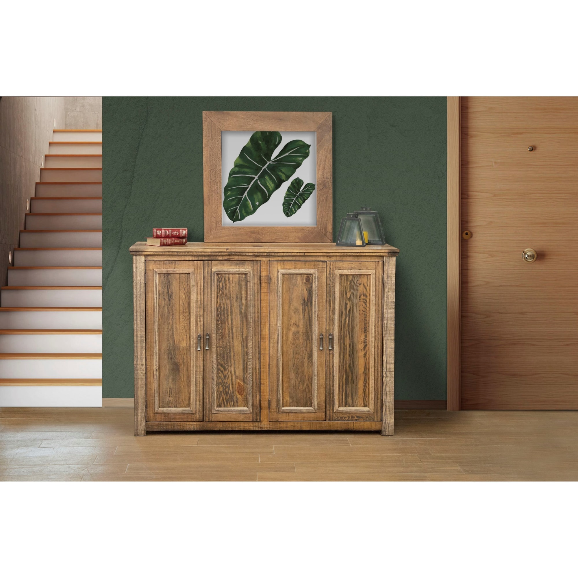 International Furniture Direct Montana IFD1141CNS Rustic Console with 4 ...